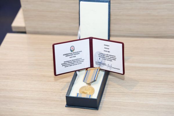 Mehman Mehdiyev yubiley medalı ilə təltif edilib