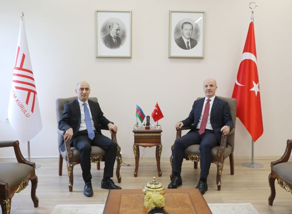 Elm və təhsil naziri Türkiyənin Ali Təhsil Şurasının sədri ilə görüşüb