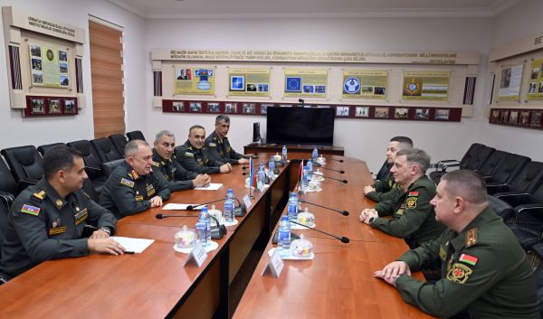 Состоялась рабочая встреча военных юристов Азербайджана и Беларуси