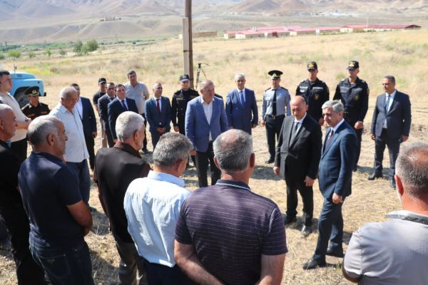 Ordubadda taxıl biçininə start verildi - FOTOLAR
