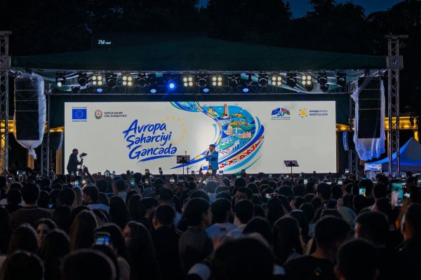 Gəncədə Azərbaycan–Aİ əməkdaşlığının 30 illiyinə həsr olunmuş konsert proqramı keçirilib
