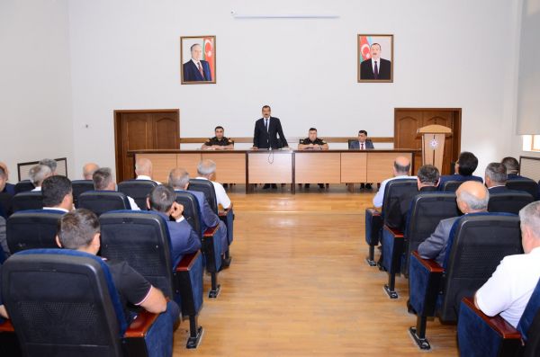 Yanğın təhlükəsizliyi ilə bağlı tədbir keçirilib