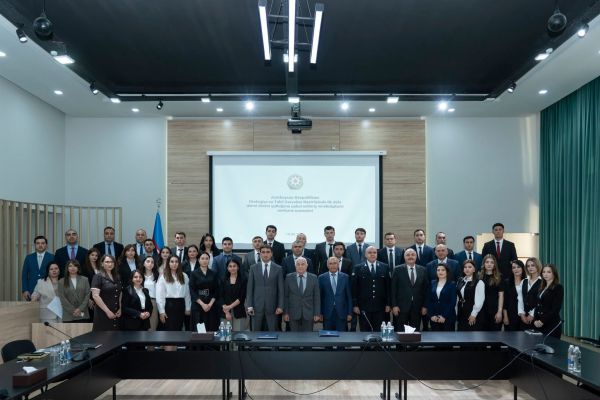 Dövlət qulluğuna qəbul edilmiş əməkdaşların andiçmə mərasimi keçirilib
