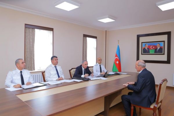 Baş prokuror Naxçıvanda vətəndaşları qəbul edib