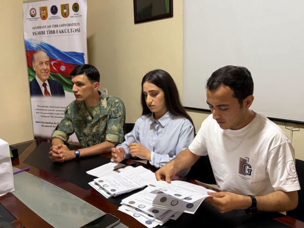 Hərbi tibb fakültəsi Tələbə Elmi Cəmiyyətinə yeni sədr seçilib