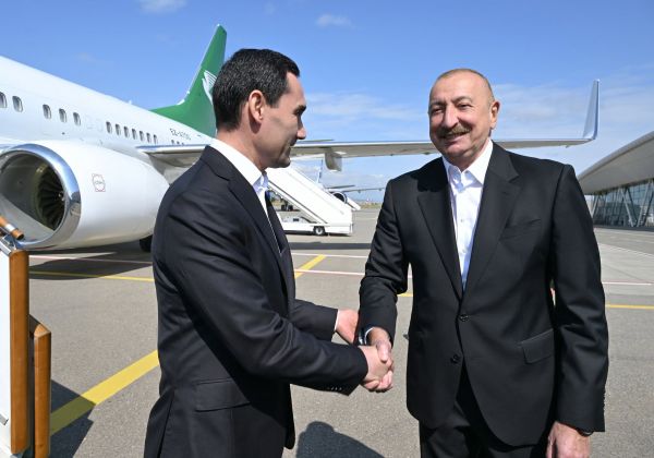 Türkmənistan Prezidenti Füzulidə səfərdədir
