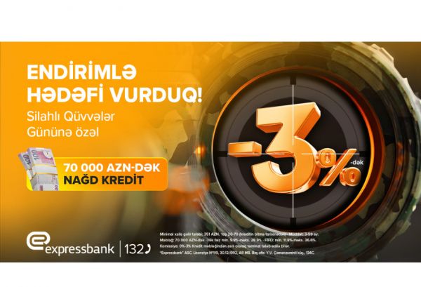 Silahlı Qüvvələrimiz üçün xüsusi kredit