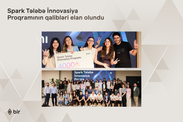 Bir ekosistemi “Spark Tələbə İnnovasiya Proqramı”nın qaliblərini elan etdi