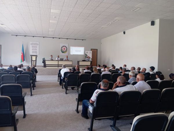 Cəbrayılın Horovlu kəndində sakinlər üçün növbəti aqrar təlimlərə başlanılıb