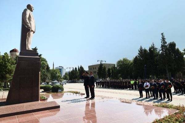 Yevlaxda Polisi Günü qeyd olundu - FOTOLAR