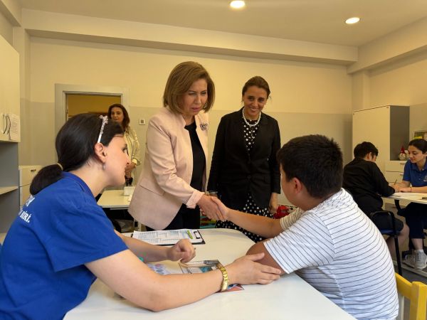 Bahar Muradova Autizm Mərkəzinin fəaliyyəti ilə tanış olub