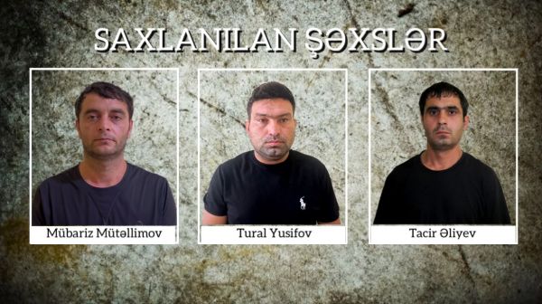 Şirvanda 34000 manatlıq naqil oğurlayan üç nəfər saxlanılıb