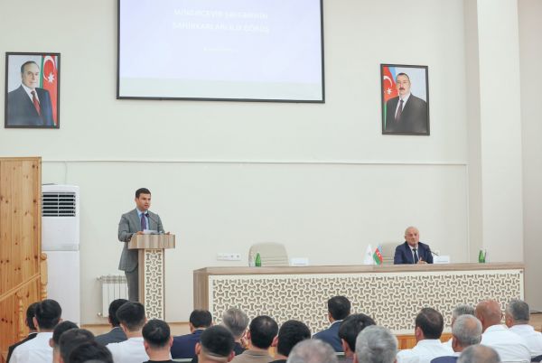 Sahibkarlarla növbəti görüş Mingəçevir şəhərində təşkil olunub