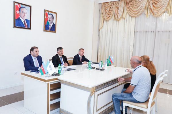 Agentlik sədrinin Goranboy rayonunda vətəndaş qəbulu keçirilib