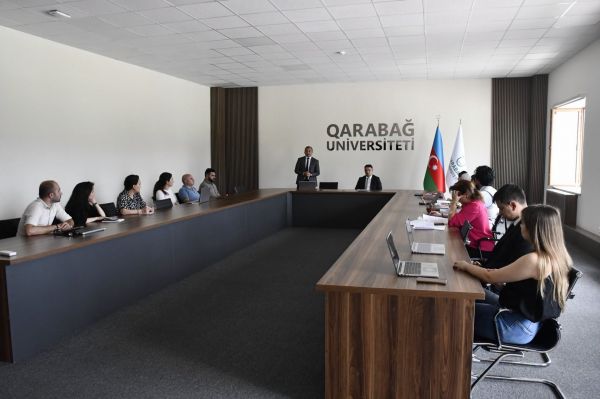 Qarabağ Universitetində İşçi Qrupun növbəti iclası keçirilib