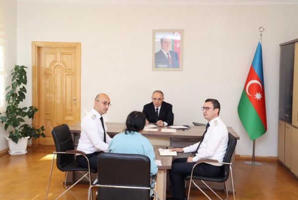 Baş prokuror Balakən rayonunda vətəndaşları qəbul edib