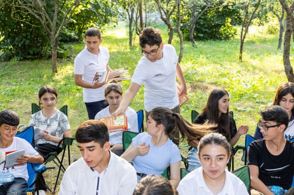 “Mənim hüquqlarım” təşviqat avtobusu Oğuz rayonunda