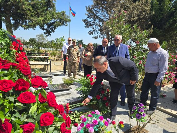 Şəhid Rəşad Atakişiyevin məzarı ziyarət edilib