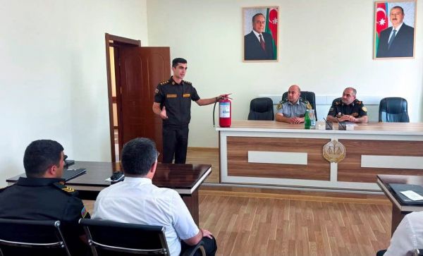“Fövqəladə hallardan qorunma və  yanğın təhlükəsizliyi qaydaları” mövzusunda təlim