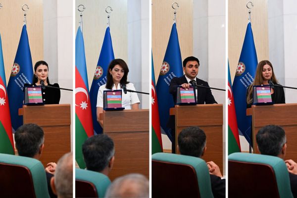 Agentlikdə dövlət qulluqçularının andiçmə mərasimi keçirilib