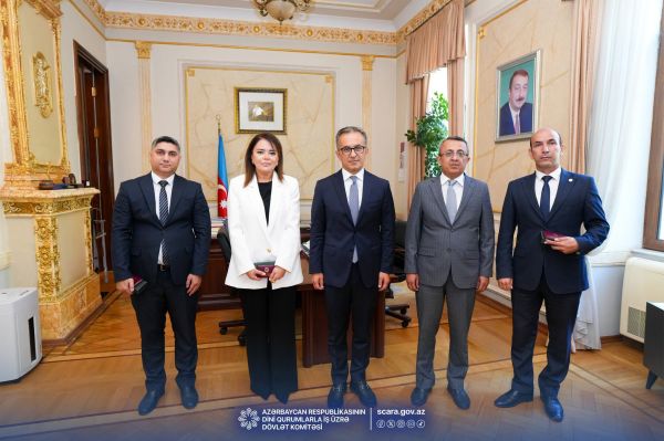 Komitə əməkdaşlarına “Dövlət qulluğunda fərqlənməyə görə” medalı təqdim edilib