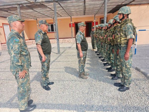 Leadership of Ministry of Defense visits Combined Arms Army military units