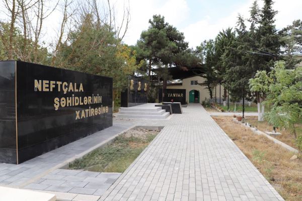 Neftçala rayonunda 20 Yanvar abidə kompleksi əsaslı şəkildə yenidən qurulub