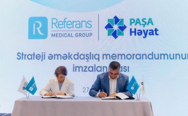 “Referans Medical Group” və “PAŞA Həyat Sığorta” arasında memorandum imzalanıb