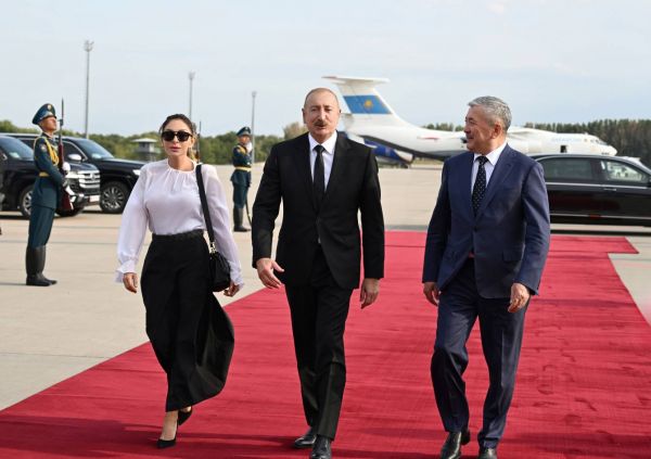 İlham Əliyevin Qırğızıstana səfəri başa çatıb