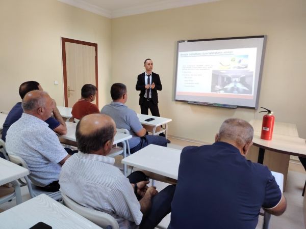 Naxçıvanda qazanxana maşinisti peşə kursunun müdavimləri üçün əməyin mühafizəsi üzrə təlim keçirilib
