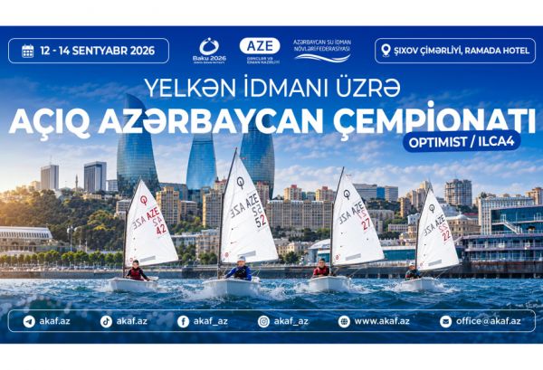 Yelkən idmanı üzrə açıq Azərbaycan çempionatı keçiriləcək