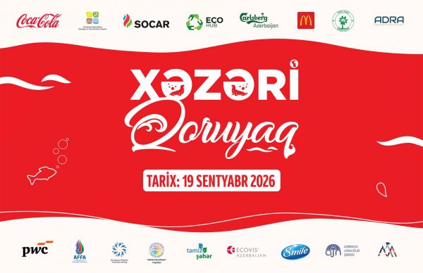 “Xəzəri Qoruyaq!” genişmiqyaslı sahilyanı təmizlik aksiyası təşkil ediləcək