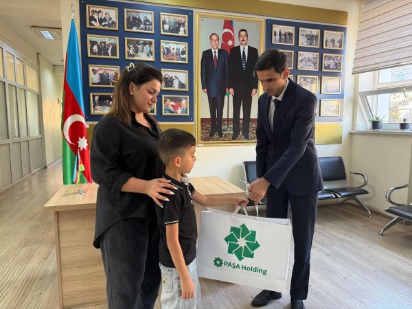 PAŞA Holding-in tərəfdaşlığı ilə 12 mindən çox aztəminatlı ailənin övladlarına məktəbli ləvazimatları təqdim edilib