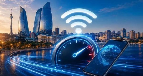İnternet sürətinə görə Bakının dünyadakı yeri açıqlandı