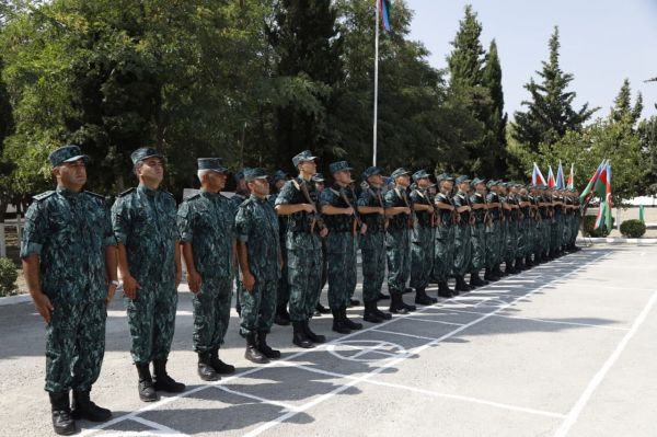 Əsaslı təmir olunan sərhəd zastavası xidməti istifadəyə verildi