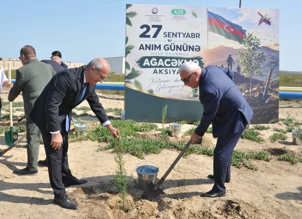 “27 Sentyabr – Anım Günü”nə həsr olunmuş ağacəkmə aksiyası keçirilib