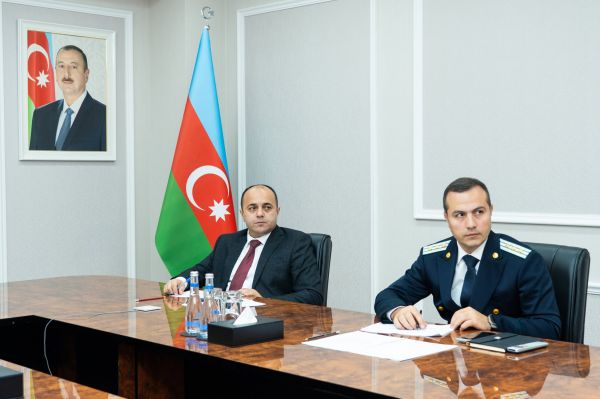 Ədliyyə nazirinin müavini videoqəbul keçirib
