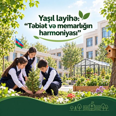 Yaşıl layihə: “Təbiət və memarlığın harmoniyası”