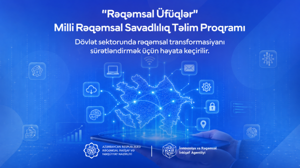 Rəqəmsal Üfüqlər” Milli Rəqəmsal Savadlılıq Təlim Proqramına start verildi