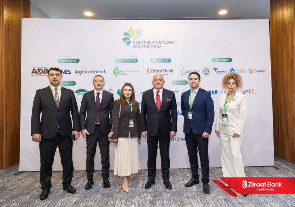Torpağa dəyər, gələcəyə inam - Ziraat Bank Azərbaycan III Beynəlxalq Aqro Forumda