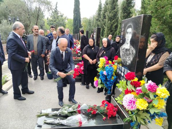 Şirvanda şəhid Elvin Şıxəliyevin xatirəsi anılıb