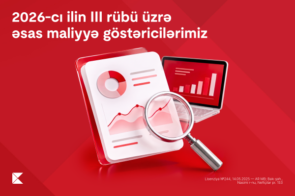 Kapital Bank-ın xalis mənfəəti 2026-cı ilin ilk 9 ayında 29,6% artıb