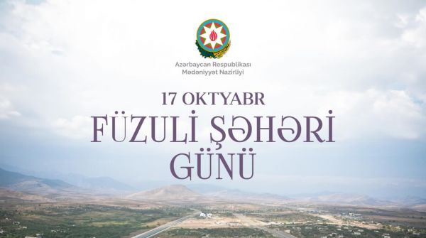 Bu gün Füzuli Şəhəri Günüdür