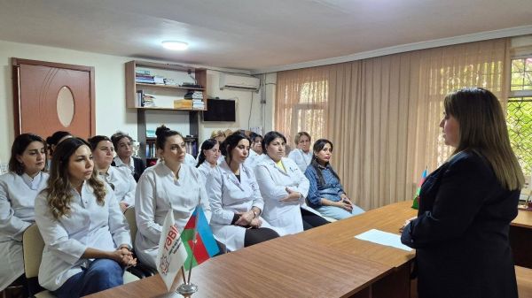 Şuşa Rayon Mərkəzi Xəstəxanasında təlim keçirilib