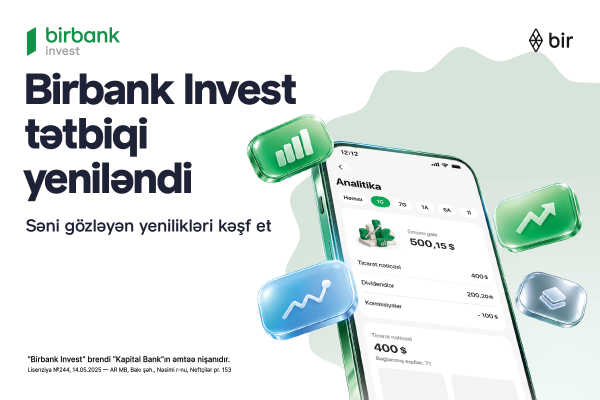 Birbank Invest updated: Managing your investment portfolio is now easier