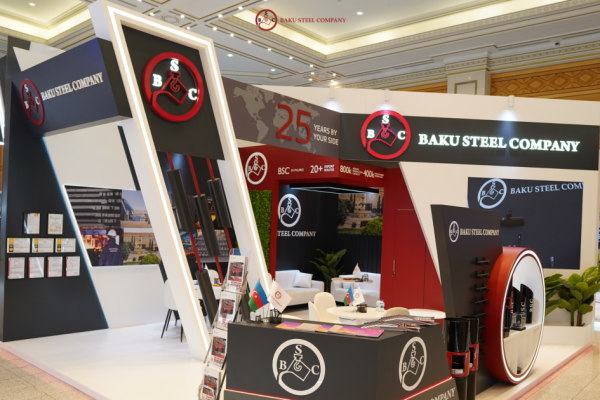 “Baku Steel Company” Türkmənistanda keçirilən sərgidə məhsul portfelini təqdim edib
