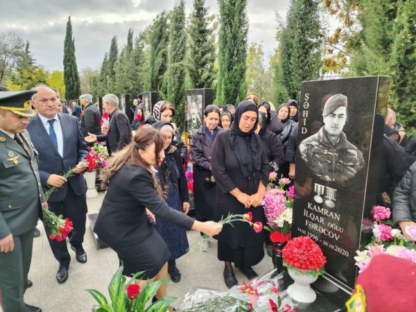 Vətən müharibəsi şəhidi Kamran Fərəcovun xatirəsi anılıb